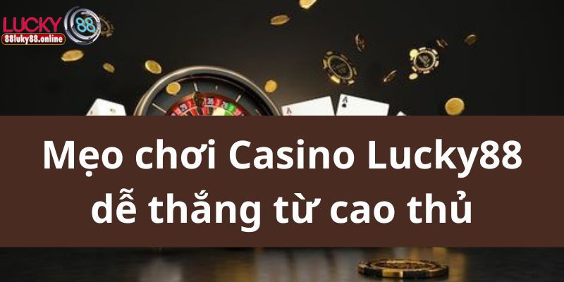 Mẹo chơi Casino Lucky88 dễ thắng từ cao thủ